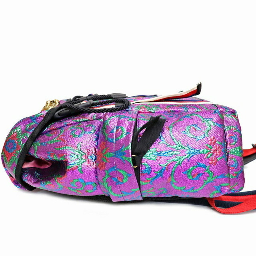 Gucci Backpack Bag Tiger Multicolor Tech Pack Pur… - image 3